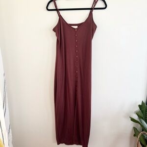 Capulet Revolve Brown Midi Dress Medium